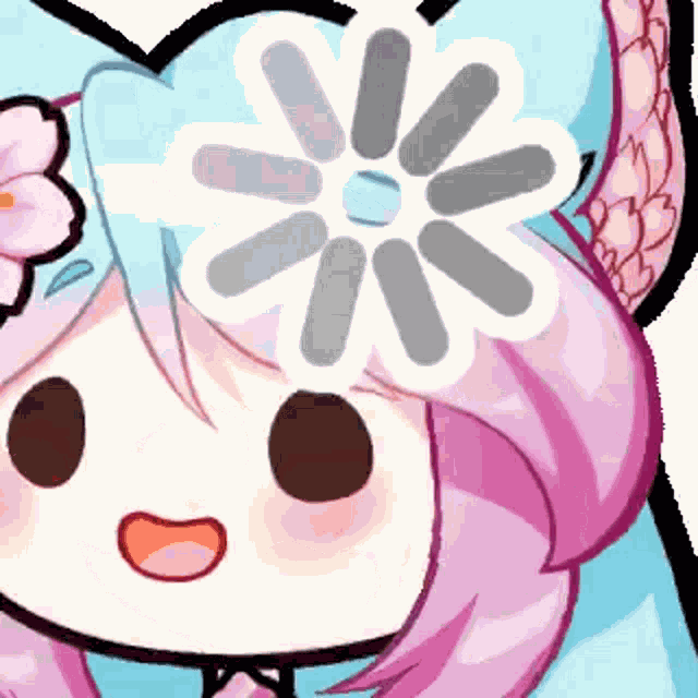 Silvervale Buffer Anime Thinking GIF