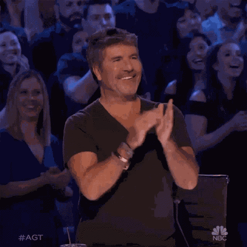 Simon Cowell Clapping GIF