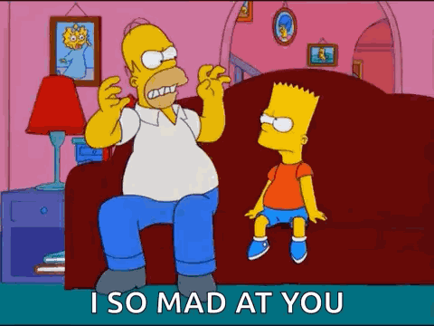 Simpsons Angry GIF