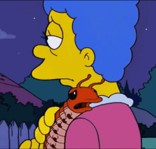 Simpsons Screamapillar GIF