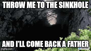 Sinkhole Father GIF