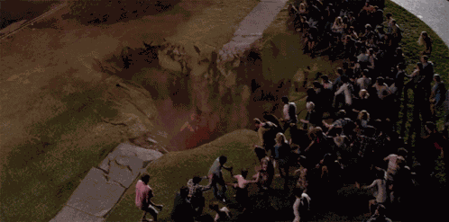 Sinkhole This Is The End GIF