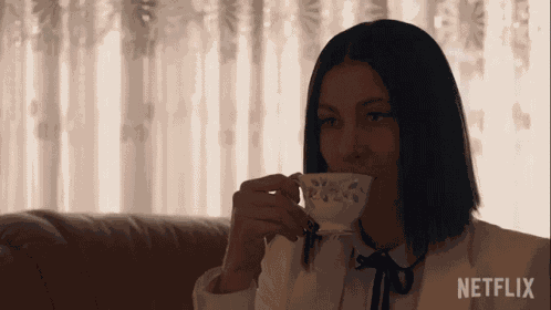 Sip Tea Kate Liquorish GIF