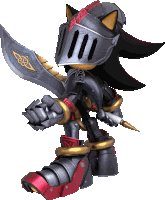 Sir Lancelot Shadow The Hedgehog Sticker