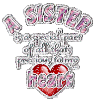 Sister I Love You Sister Sticker