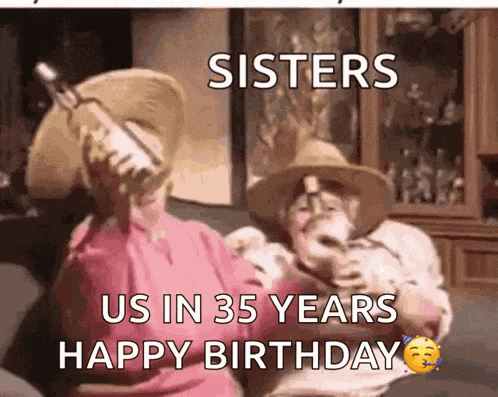 Sisters Love Happy GIF