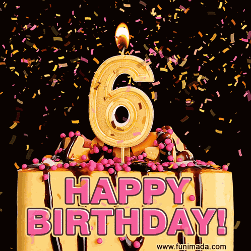Sixth Birthday 6th Birthday GIF
