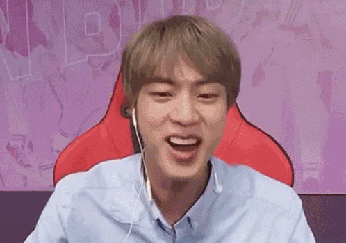 Sjinnieluvr Seokjin Reaction GIF