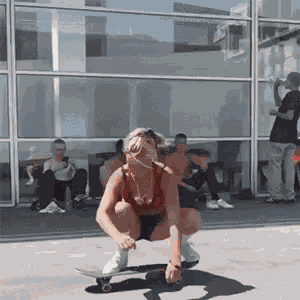 Skate Boobs GIF