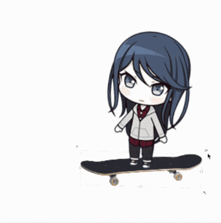 Skateboard Ichika Hoshino GIF