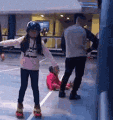 Skating Kid Falls Fall GIF