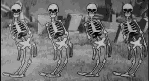 Skeleton Cartoon GIF