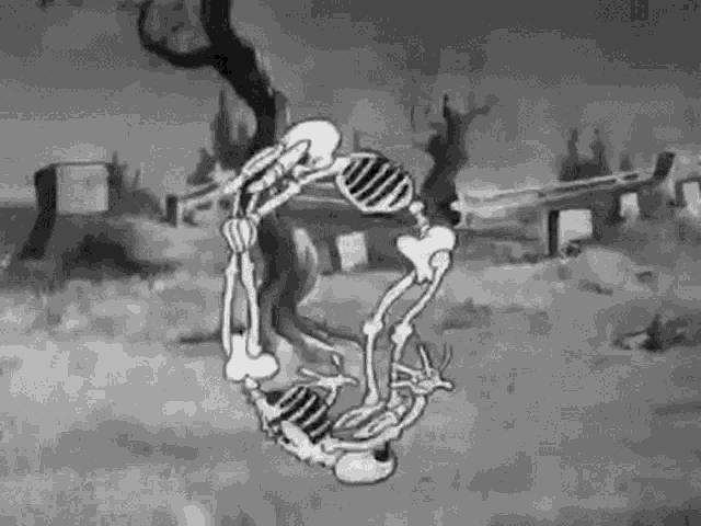 Skeleton Dance GIF