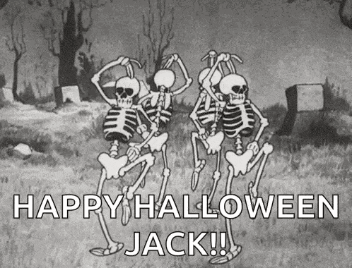 Skeleton Dance Halloween GIF