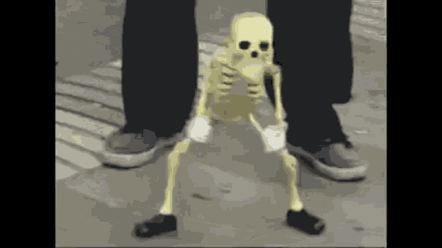 Skeleton Dance Wake Me Up GIF