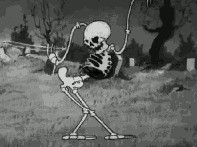 Skeleton Dancing GIF