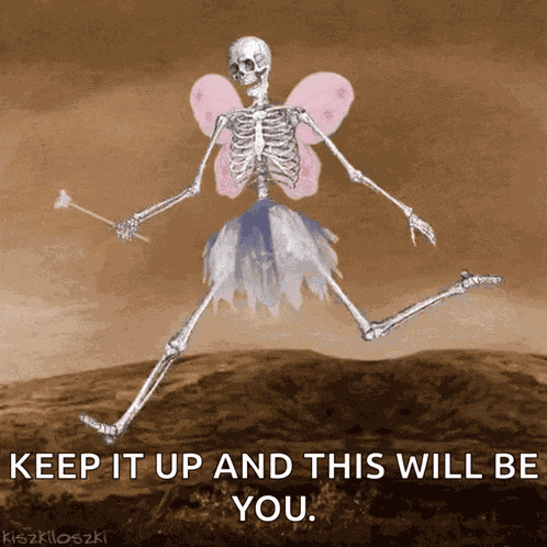 Skeleton Fairy GIF