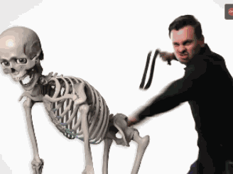 Skeleton Meme GIF