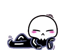 Skeleton Seducer Sticker