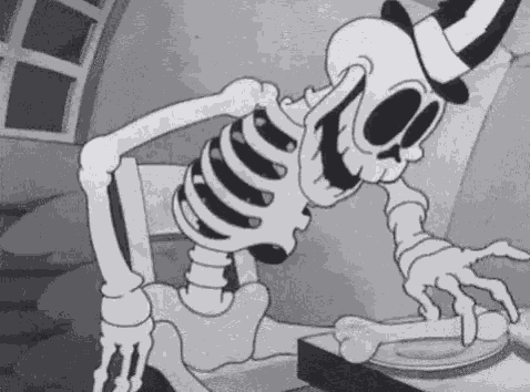 Skeleton Silly Symphony GIF