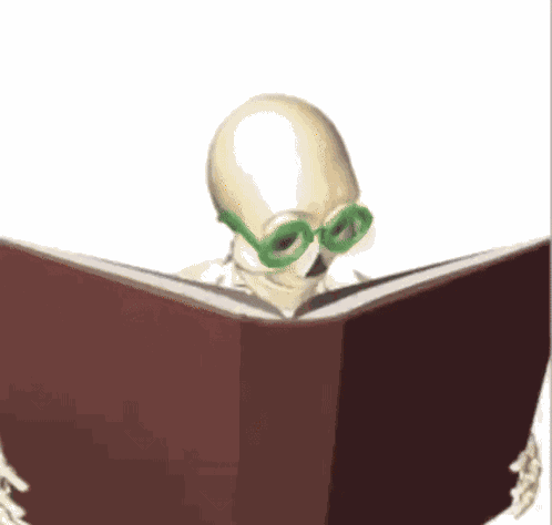 Skeleton Skeleton Read GIF