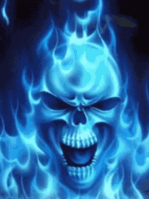 Skeleton Skull GIF
