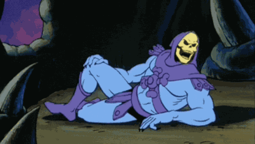 Skeletor Fade Out GIF