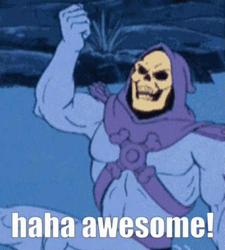 Skeletor Haha Awesome GIF