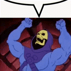 Skeletor Speech Bubble GIF