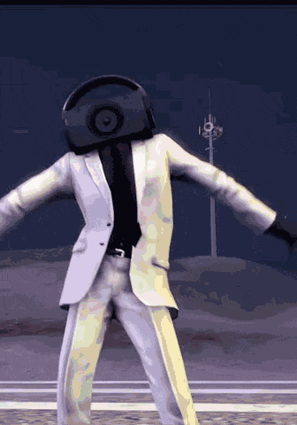 Skibidi Toilet Speakerman Dance GIF