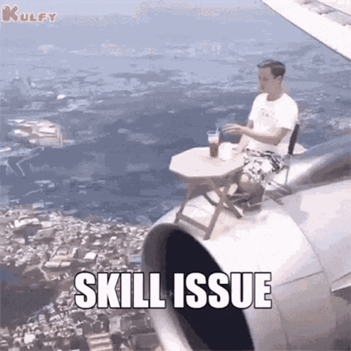 Skill Issue Jets GIF