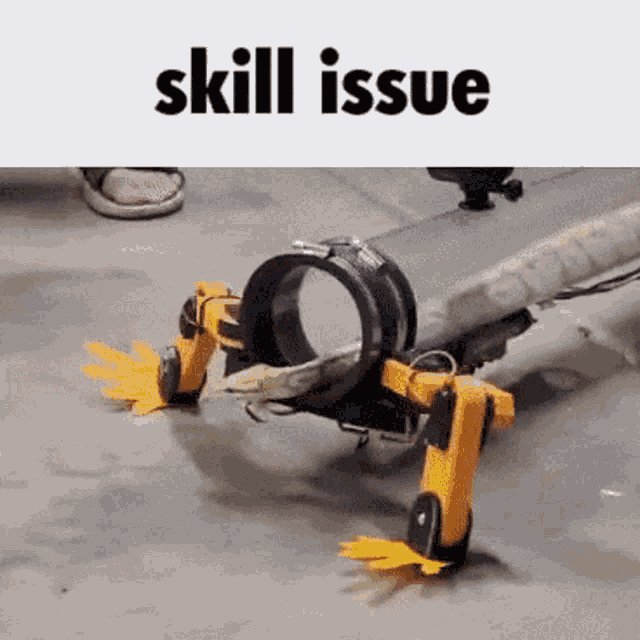 Skill Issue Snake GIF