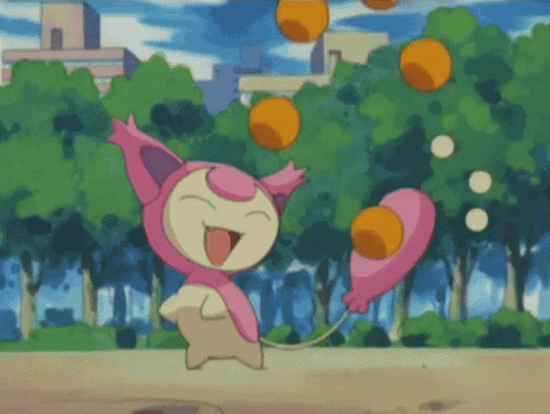 Skitty Juggling GIF