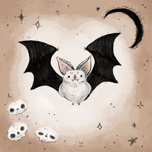 Skull Bat GIF
