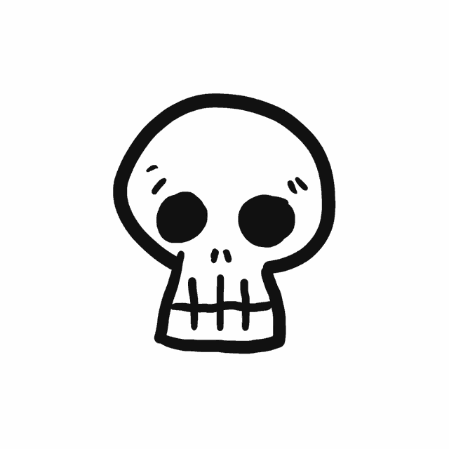 Skull Caveira GIF