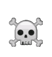 Skull Emoji Sticker