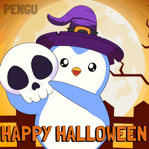 Skull Halloween GIF