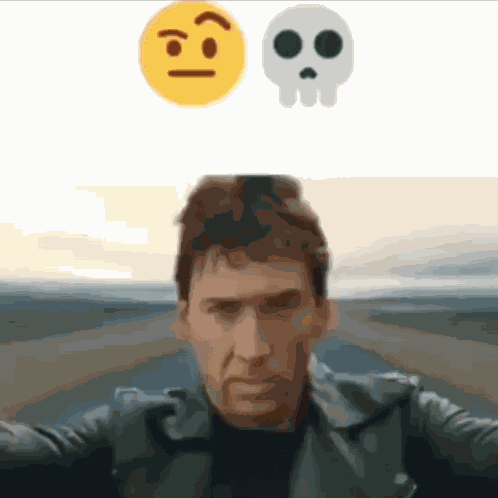 Skull Huh Emoji GIF