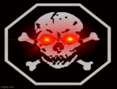 Skull Laser GIF