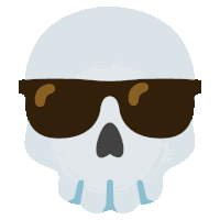 Skull Sticker