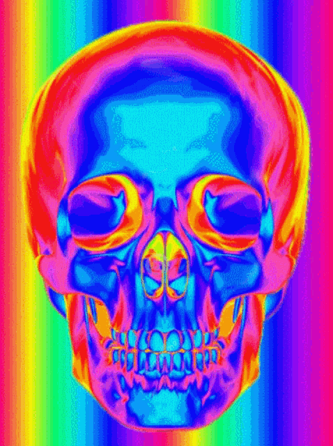 Skull Thermal Image GIF
