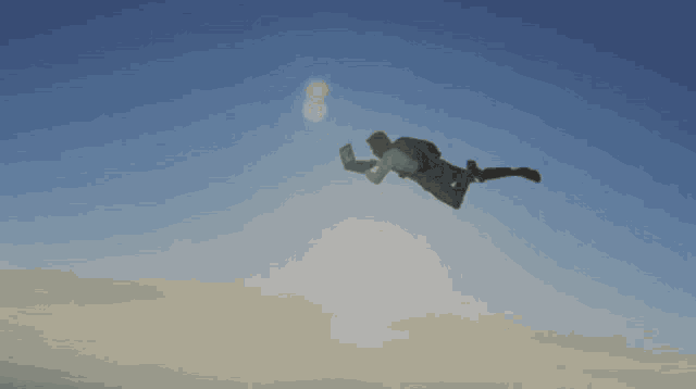 Sky Diving Sky Walker GIF