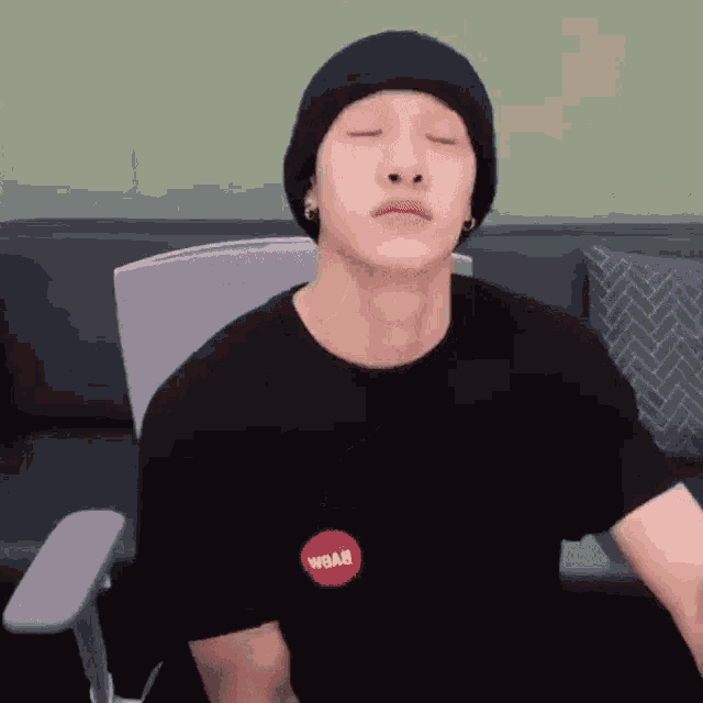 Skz Facepalm Bangchan GIF