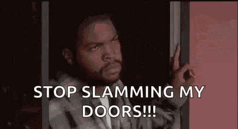 Slamming Door Shutting Door GIF