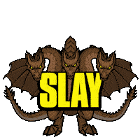 Slay Ghidorah Sticker