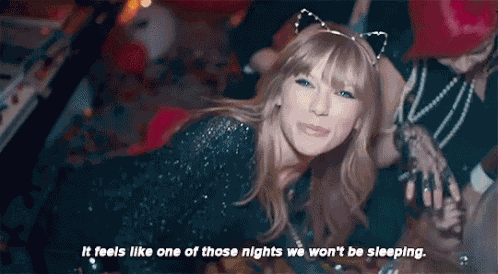 Sleep Deprived Taylor Swift GIF