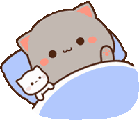 Sleep Peach Goma Sticker