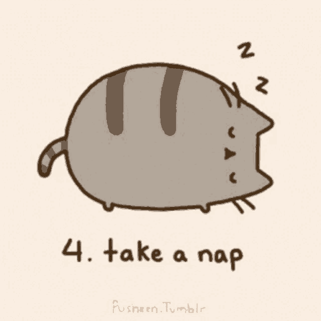 Sleep Pusheen GIF