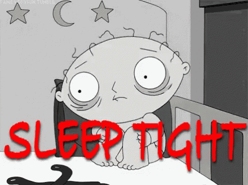 Sleep Tight Little Stewie Muhuhuhahahaha GIF