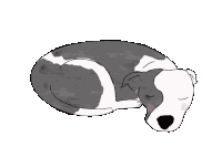 Sleeping Dog Zzz Sticker